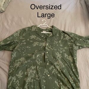 Flower Patterned button-down shirt